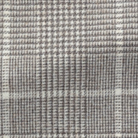 Suit - Taupe Alpaca Wool Blend w/ White Windowpane 5920 OMJ Clothing