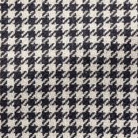 Sport Coat - Midnight Blue-Off-White Wool-Alpaca-Silk Houndstooth 9082 OMJ Clothing