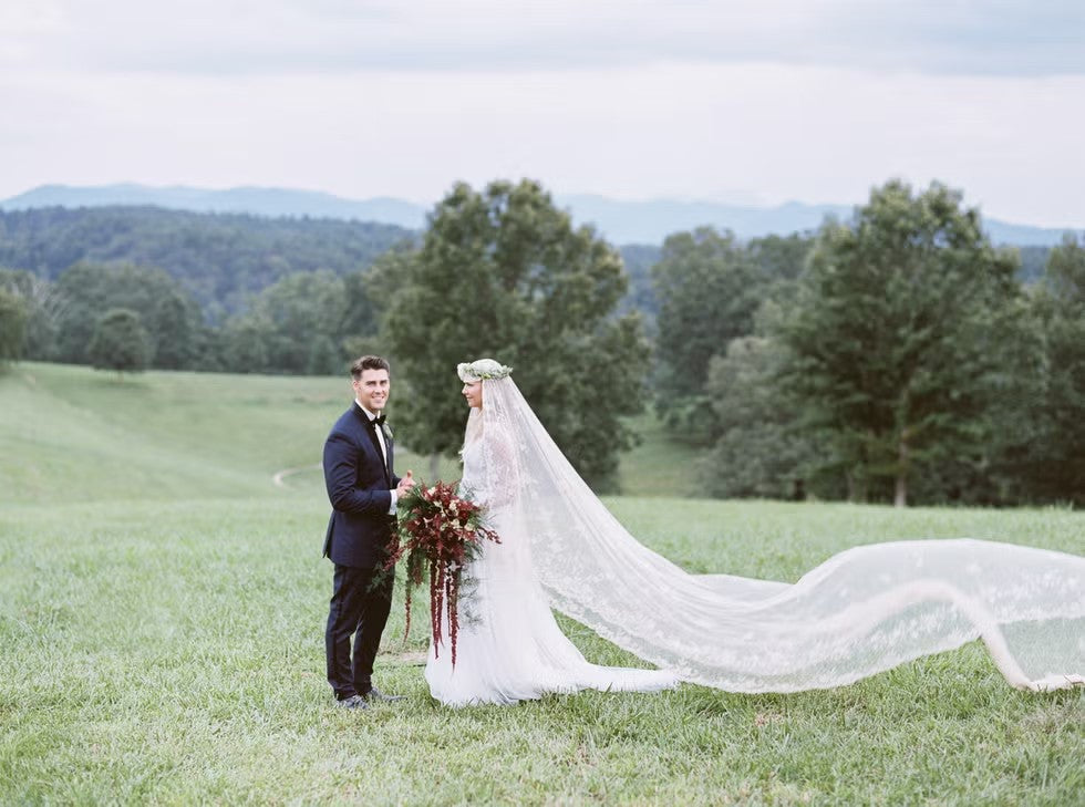 Custom wedding tuxedo by OMJ Clothing — Imagery by Aubrey Vanderbilt Cecil Baliles / Cheyenne Schultz / Town & Country