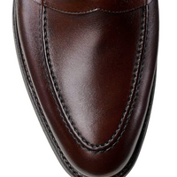 Crockett & Jones Sydney Penny Loafer in Dark Brown Burnished Calf