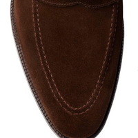 Crockett & Jones Teign Brown Suede Loafer