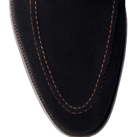 Crockett & Jones Teign Navy Suede Loafer