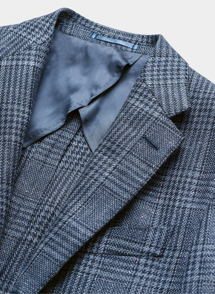 Sport Coat - Slate Blue Glencheck by Loro Piana 9125