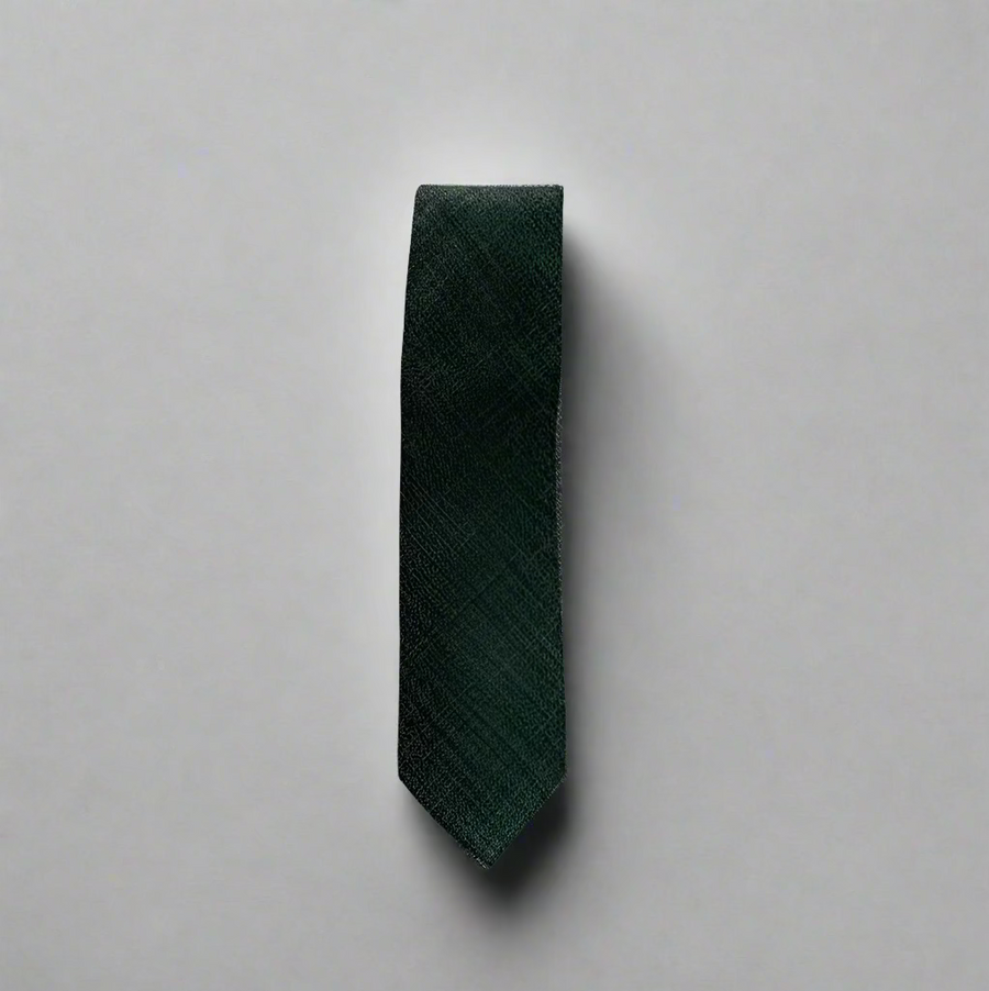 Green Bamboo Textured Tie