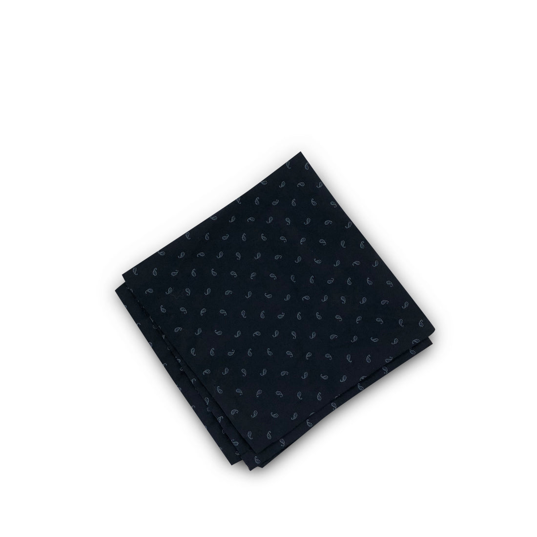 The Blue Paisley Pocket Square